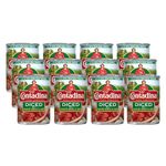 Contadina Canned Diced Roma Tomatoes, Roasted Garlic, 14.5-Ounce Cans (Pack of 12)