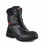 Red Wing Petroking 8-inch 3222 Safety Work Boot Side Zip Black | Various Sizes (numeric_8)