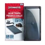 Catchmaster Rat, Snake and Mouse Traps 10Pk, Large Bulk Glue Rat Traps for Home, Adhesive Plastic Tray for Inside House, Snake, Mice, & Spider Catcher, Pest Control for House & Garage