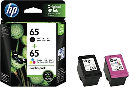 Colour Ink Pack HP Genuine 3JB07AA #65 Black & Tri Colour Ink Combo Pack, (3JB07AA)