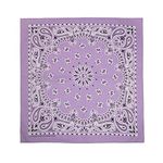 CTM Pastel Paisley Bandanas, Lavender