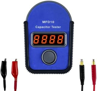 MFD10 Digital Capacitor Tester with LED Display 0.001-9999μF, ±5% Accuracy