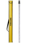 Firecore Levelling Staff, Telescopic Levelling Staff 3m, Aluminum Measuring Rods for Cross Line Lasers and Rotary Lasers, Measuring Rule with Nylon Carrying Bag, 3m Length in 3 sections, mm/dm Scale