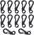 12 PCS Mini Spring Clasp Alloy Clasp Carabiner Heavy Duty Camping Clip Buckle Outdoor for Key Clip Holder Key Ring Clasp for Backpack Key USB Flash Drive pendantSurvival Gear Spring Hooks Heavy Duty