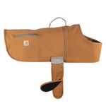 Carhartt Quick Duck Jac, Pet Dog Vest, Water Repellent Canvas, Brown, Large