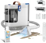 WURESE Portable Carpet Cleaner Machine, Carpet Shampooer, 15Kpa Upholstery Cleaner with 3 Tools, 54oz Large Water Tank, 16.4ft Power Cord, Spot and Stain Deep Cleaner for Rug, Couches, Car, Cyan