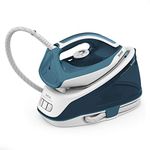 Tefal, Express Essential, Steam Generator Iron, 1.4L water tank, 5.2 Bar, built-in anti-scale filter, 2 min heat-up, White and Blue, SV6115