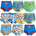 Sesame Street Unisex Toddler Potty Training Pants with Elmo, Cookie Monster and Big Bird with Stickers & Success Chart, 10-pack Training Pant_a, 3T