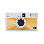 KODAK EKTAR H35N Half Frame Film Camera, 35mm, Reusable, Focus-Free, Bulb Function, Built-in Star Filter, Coated Improved Lens (Film & AAA Battery are not Included) (Glazed Orange)