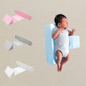 reathlzontic Blue Sleeper Wedge Pillows for Newborn, Anti-roll for Support Body-Blue (2024New Update)