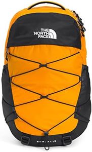 The North Face Borealis School Laptop Backpack, Cone Orange/TNF Black, One Size, Cone Orange/TNF Black, One Size