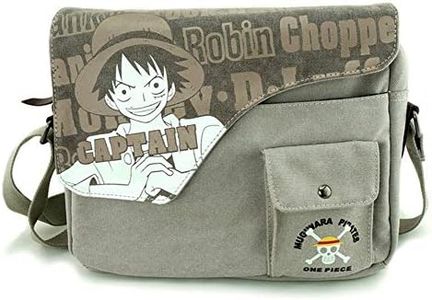 WANHONGYUE ONEPIECE One Piece Anime Borse Messenger Borsa a Tracolla in Tela Sacchetto del Messaggero Vintage Borsa a Spalla Borse Casual