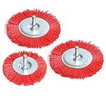 3Pcs Abrasive Wire Wheel Brushes As