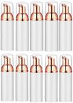 Eyelash Extension Foaming Shampoo Safe Gentle Foam Cleanser Multi-use Lash Shampoo 60ml by LSKeenon 10 Count rose gold&white