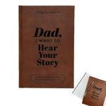 Dad, I Want To Hear Your Story, Dad I Want To Hear Your Story Leather, A Father’s Guided Journal To Share His Life & His Love, Dad Story Journal Portable Notepad