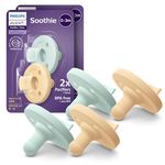 Philips Avent Soothie 0-3m, light yellow/pastel cyan, 4 pack, SCF190/71