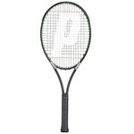 Prince 18 Tour 100T Adult Tennis Racket, Black/Green, Grip 3: 4 3/8 Inches