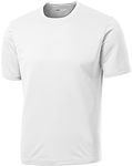 Joe's USA Men's Athletic All Sport Training T-Shirt,White,X-Large