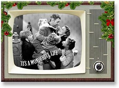 It's a Wonderful Life Retro TV Fridge Magnet