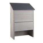 North States Bird 1636 Nursery bat House, Large, Gray