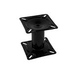 Wise Boat Seat Pedestal, Black, 7-Inch