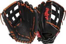 Rawlings | HEART OF THE HIDE Slowpitch Softball Glove | Right Hand Throw | 14" - H-Web | Black