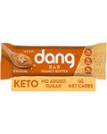 Dang Keto Bar | Peanut Butter | 12 Pack | Keto Certified, Vegan, Low Carb, Low Sugar, Plant Based, Non GMO, Gluten Free Snacks | 5g Net Carbs, 9g Protein, No Added Sugars