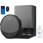 ECOVACS DEEBOT T90 PRO OMNI Robot Vacuum and Mop, 30,000Pa Suction, Instant Self-Cleaning OZMO Roller Mop, TruEdge Deep Edge Cleaning, ZeroTangle, Hot Water Wash & 145°F Air Dry, AI Obstacle Avoidance