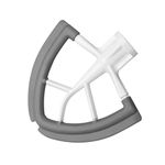 Meijunter Flex Edge Beater for KitchenAid 4.5/5 Quart Tilting Head Vertical Mixer Bilateral Silicone Edges Bowl Scraper Paddle Attachment for Kitchenaid