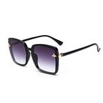 ELEGANTE Women's Butterfly Butterfly Polarization Sunglasses Black Frame, Purple Lens - (Pack Of 1)