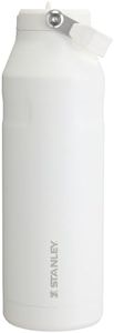 Stanley IceFlow Flip Straw 2.0 Water Bottle 50 OZ | Built-In Straw with Larger Opening | Lightweight & Leak-Resistant | Insulated Stainless Steel | BPA-Free | Frost