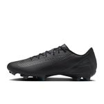 Nike Men's Zoom Vapor 16 Academy Fg/Mg Football Shoe, Black/Black/Deep Jungle, 9 UK