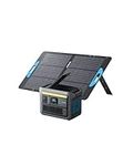 Anker SOLIX C800 Portable Power Station with 100W Solar Panel, 1200W (Peak 1600W) Solar Generator, Full Charge in 58 Min, 768Wh LiFePO4 Battery for Outdoor Camping, RVs, Road Trip, and Power Outages