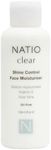 Natio Australia Clear Shine Control Face Moisturiser 125ml - Oil Free Moisturiser for Acne Prone Skin - Sodium Hyaluronate, Vitamin E, Aloe Vera, Squalane, Clay & Tumeric Root - Regulates Sebum Production - Made in Australia