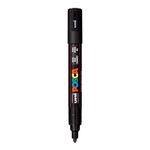 Posca PC-5M Marker | 1.8-2.5 mm Bullet Shaped Tip (Black Ink)