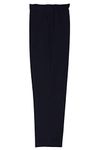 Ladies Official Trousers Women's Half Elasticated Pull On Formal Work Pants SI082 (Navy, UK 24 EU 50, 27 Length)