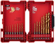 Milwaukee 48-89-4630 Kit TiN Shockwave (15-Piece Titanium)