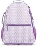 Thorza Tennis Backpack for Women (Purple) – Lightweight Tennis Racket Bag Includes Hook and Stores 2 Rackets, Balls, and Sports Gear – Backpack Only.