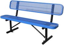 Sunnibety 6 FT Steel Park Bench for