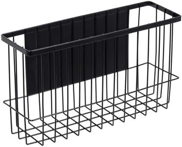 dedoot Magnetic Holder Locker Strong Magnetic Black Mesh Holder Magnetic Basket Organizer Shelf Rack for Whiteboard,Fridge, Sponge, Recipe, Beverage,Refrigerator,Office File Foil