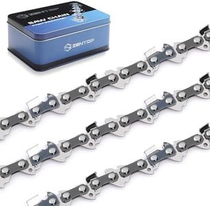 ZENTOP 16 Inch Chainsaw Chain, 3 Pack, .3/8" LP Pitch, .050" Gauge, 56 Drive Links, A1-56DL, Fits Craftsman, Poulan, Ryobi, Echo, Greenworks and More