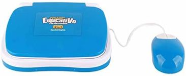 Childrens Learning Laptop, Mouse Childrens Bilingual Learning Laptop English for Children to Play at Home (Blue)