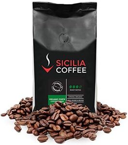 Organic Forte - Freshly Roasted Organic Coffee Beans - Strong Dark Roast - 100% Arabica - 1kg
