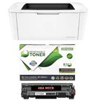 Renewable Toner HP Laserjet Pro M15w Monochrome Wireless Printer with Compatible Ink Cartridge