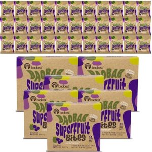 Baobest Superfruit Bites - Baobab Chews Mixed Berry Snack Pack - Vegan, Gluten Free, Preservative Free, Palm Oil Free, High Vitamin C Superfood Snack from The Tree of Life - 30 Servings