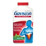 Gaviscon Extra Strength Tablets - 60 Count - Chewable Foaming Antacid Tablets for Day and Night Heartburn Relief, Acid Reflux and GERD Relief, Cooling & Refreshing Peppermint - Free of Aluminum, Lactose and Gluten