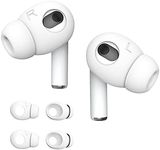 DamonLight 2 Pairs AirPods Ear Tips Silicone Earbuds Cover [Not Fit in The Charging Case] Compatible with Apple AirPods 4 (White)