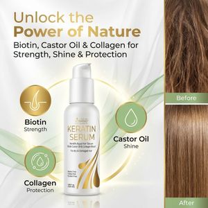 VITAMINS Hair Serum – Keratin Anti-Frizz Treatment with Biotin & Collagen