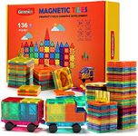 Gemmicc Magnetic Tiles, Deluxe 136 