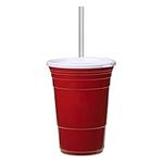 Reusable Glass Tumbler Cups with Li